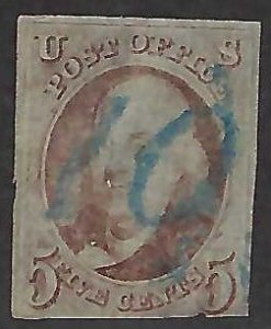 US Scott #1 Used F-VF