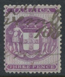 Jamaica SG F5  Used no wmk Fiscal revenue  see details and scans