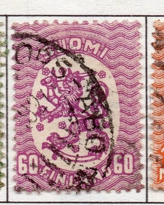 Finland 1917  Early Issue Fine Used 60p. 151636