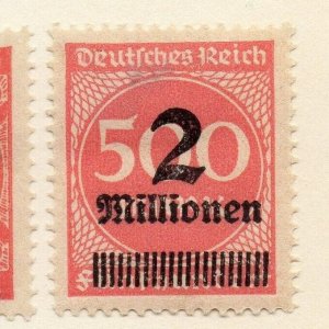 Germany 1923 Early Issue Fine Mint Hinged 2M. Surcharged 120418