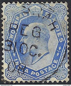 INDIA 1902 KEDVII 2a6p Ultramarine SG126 Used