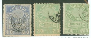 Brazil #P23-P25 Used Single (Complete Set)