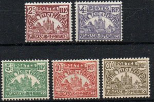 Madagascar Sc #J8-J12 Mint Hinged