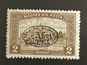 Hungary, 1918-1919, SC 2N45, LH, VF.