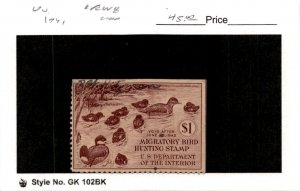 United States Postage Stamp, #RW8 Used, 1941 Duck Hunting (AC)