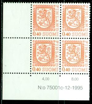 Finland #558a Block of 4  Mint VF NH  CV$5.00