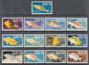 Pitcairn Islands 231-243 Fish MNH VF