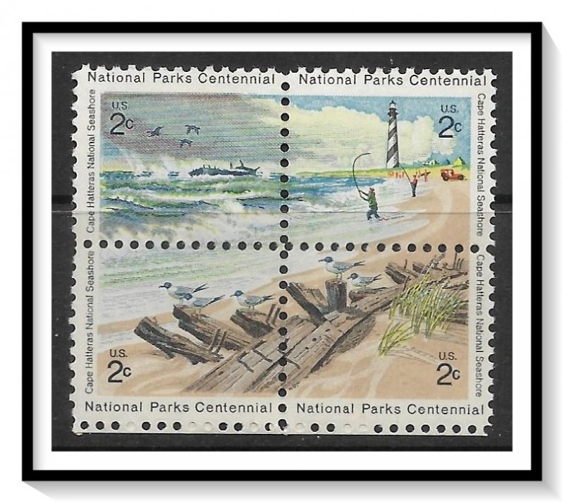 US #1448-1451 National Parks Block MNH