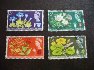 Stamps - Great Britain - Scott# 414-417 - Used Set of 4 Stamps