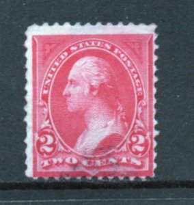 Scott # 250 TYPE 1 carmine   used sheet  single