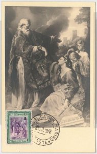 51600 - SAN MARINO - POSTAL HISTORY - MAXIMUM CARD - ART RELIGION 1948-