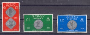 Guernsey 1980 High Value Coinage Unmounted mint