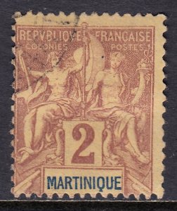 Martinique - Scott #34 - Used - SCV $1.40