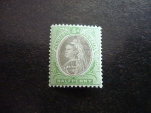 Stamps - Southern Nigeria - Scott# 1 - Mint Hinged Part Set of 1 Stamp