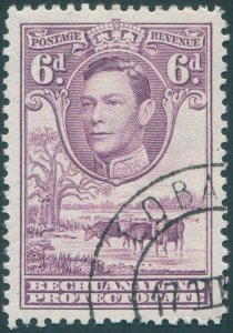 Bechuanaland 1944 6d purple SG124a used