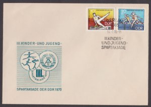 GERMANY - 1970 3rd CHILDREN & YOUTH SPARTAKIADE, BERLIN / SPORTS - FDC