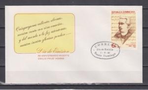 Dominican Rep., Scott cat. 864. Composer E. Homme issue. First Day cover.