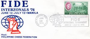 Philippines 1976  FIDE INTERZONALS'76 CHESS MANILA Special Postmark June 16