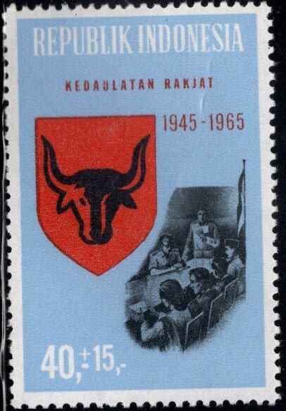 Indonesia Scott B185 MH* 1965 stamp