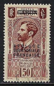 French Equatorial Africa 7 VFU T148