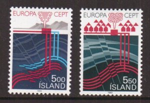 Iceland   #573-574    MNH  1983  Europa