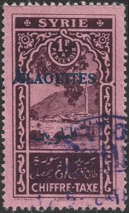 Alaouites #J7  Used - Stamp of Syria Overprinted ALAOUITES (1925)