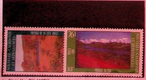 NEW CALEDONIA Sc 547-8 NH ISSUE OF 1986 - PARKS