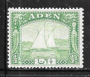 Aden #1  1/2a    (MLH)  CV $4.50