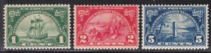 Scott #614-616 Mint OG H Set - Lot #MO-614