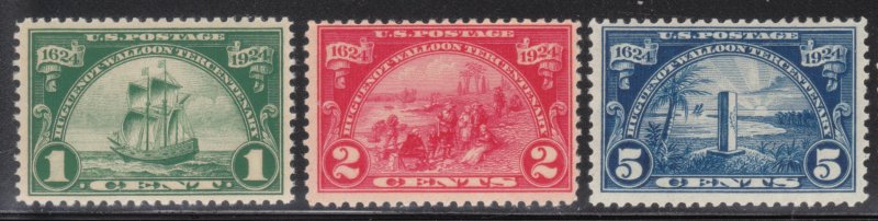 Scott #614-616 Mint OG H Set - Lot #MO-614