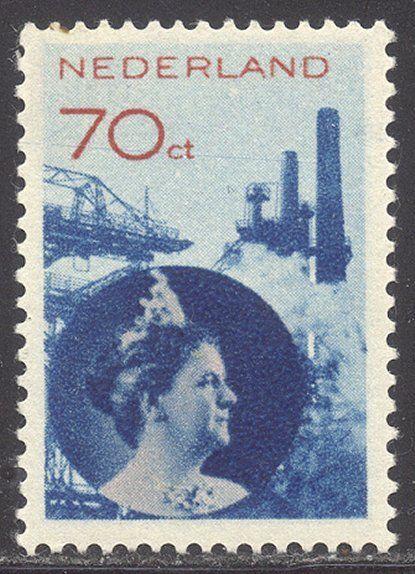 NETHERLANDS #195a Mint NH - 1939 70c Wilhelmina, P 14 1/2 x 13 1/2