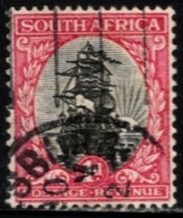 1926-1927 South Africa Scott #- 23a,b-25a,b Definitive Issue Set/6 Used