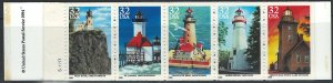 US Scott BK230 Complete Booklet! LightHouses!