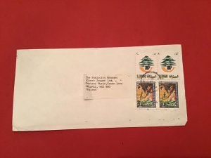 Lebanon to Albert Jagger Walsall England stamp cover R36251