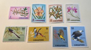 SINGAPORE #62-69 1963 BIRDS & FLOWERS COMPLETE SET  MINT  G193