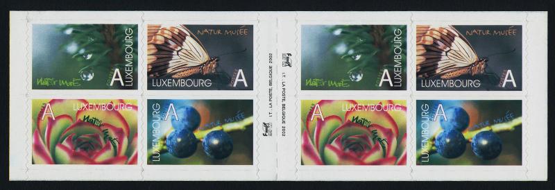 Luxembourg 1099 Booklet MNH Nature Museum, Butterfly, Berry, Flower