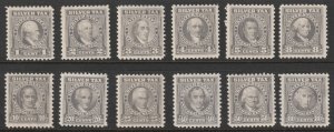 RG108-119 Silver Tax Mint Mostly LH
