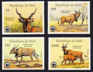 Mali WWF Giant Eland 4v SG#1105-1108 SC#542-545 MI#1078-1081