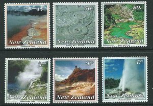 NEW ZEALAND SG1730/5 1993 THERMAL WONDERS ROTONUA MNH