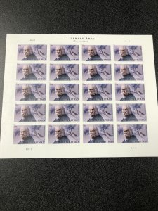 US 5414 WALT WHITMAN 3 OZ. Rate Stamps SHEET of 20 Mint Never Hinged