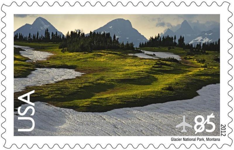 US C149 Airmail Glacier National Park 85c single (1 stamp) MNH 2012