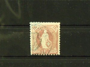 11060   Switzerland   Used # 87b                        CV$ 350.00