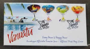 Vanuatu Cocktails In Paradise 2014 Food Fruit Beach Volcano (FDC) *odd *unusual