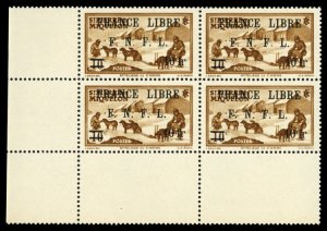 French Colonies, St. Pierre & Miquelon #254 Cat$270+ (as hinged singles), 194...