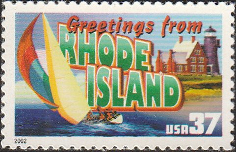 # 3734 MINT NEVER HINGED ( MNH ) RHODE ISLAND