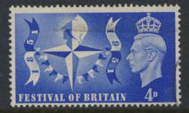 GB George VI  SG 514 Used