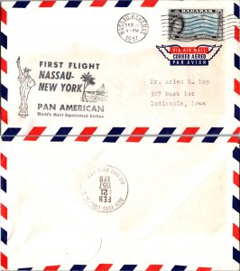 Bahamas, First Flight, United States, New York