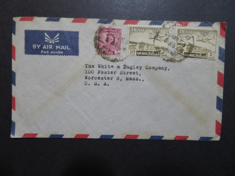 Iraq 1953 Commercial Cover to USA (IX) - Z8611