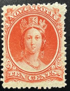 Nova Scotia, Scott 12, Mint NH
