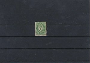 Norway 1872 1sk Green Stamp CAT£50 Ref: R7505